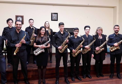 Dúas audicións dos alumnos da Aula Galega de Saxofón na pasada fin de semana